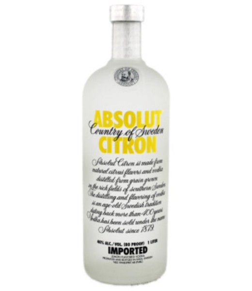 Absolut - Citron Vodka (1L)
